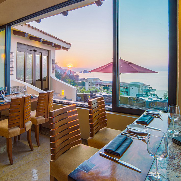 Gourmet dining Blanca Blue Restaurant - Garza Blanca Resort Puerto Vallarta