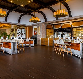 Gourmet dining Blanca Blue Restaurant - Garza Blanca Resort Puerto Vallarta