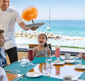 Gourmet dining Blanca Blue Restaurant - Garza Blanca Resort Puerto Vallarta