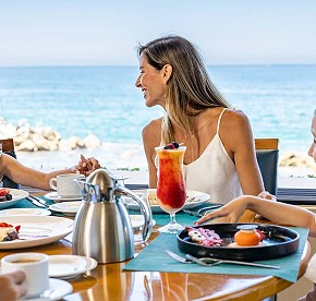 Gourmet dining Blanca Blue Restaurant - Garza Blanca Resort Puerto Vallarta
