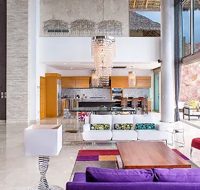 The Grand Penthouse - Private living room