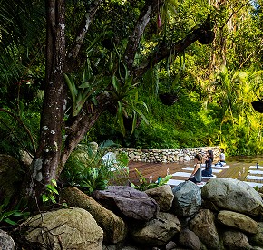 Yoga class TierraLuna Village