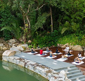 Yoga class TierraLuna Village